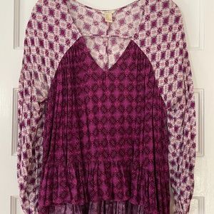 Long Sleeve Pattern Top